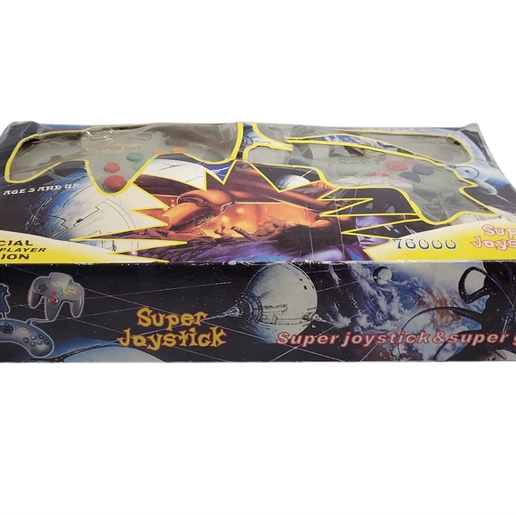 Power Player Super Joy III Famiclone Video Game Console 76 Built-in Games In Box